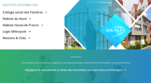 Plateforme web - Oxalia - Oxinergie - Bailleurs Sociaux - Hauts de France