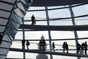 coupole du bâtiment du Reichstag, Berlin.