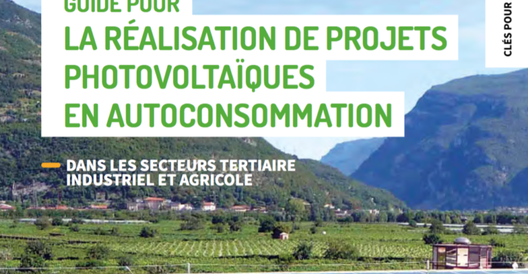 guide projet autoconsommation pour la maîtrise d'ouvrage publique