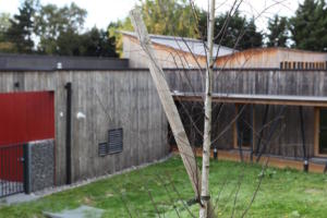 Laurent Baillet, architecte, a priorisé l'utilisation de bois issus de la filière locale.